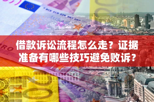 济南借款诉讼流程怎么走？证据准备有哪些技巧避免败诉？