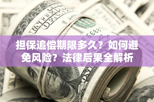 济南担保追偿期限多久？如何避免风险？法律后果全解析
