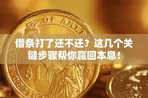 济南借条打了还不还？这几个关键步骤帮你赢回本息！