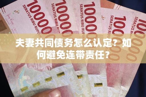 济南夫妻共同债务怎么认定？如何避免连带责任？