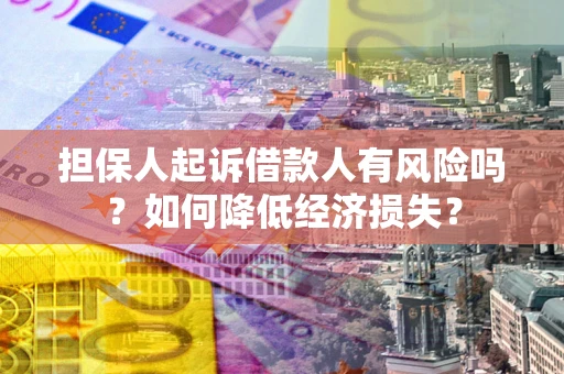 济南担保人起诉借款人有风险吗？如何降低经济损失？