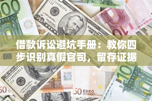 济南借款诉讼避坑手册：教你四步识别真假官司，留存证据不踩雷