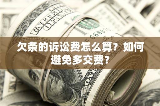 济南欠条的诉讼费怎么算？如何避免多交费？