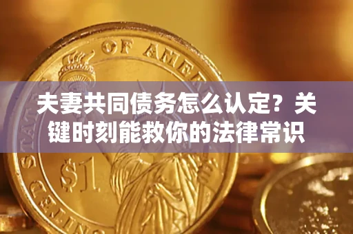 济南夫妻共同债务怎么认定？关键时刻能救你的法律常识